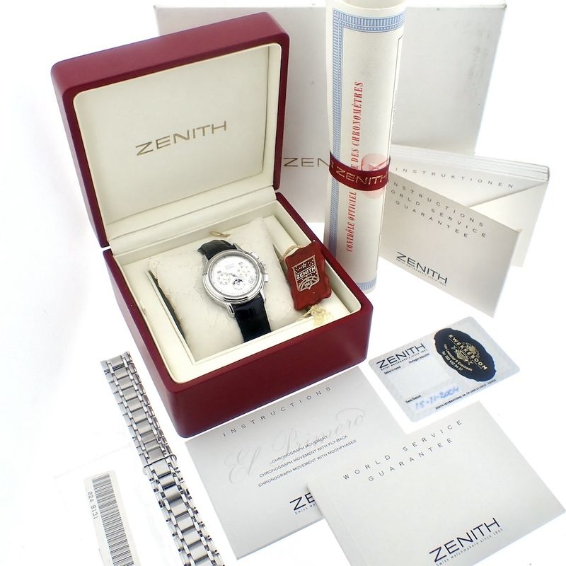 Image 4 of Zenith El Primero Chronomaster; Moonphase heren horloge
