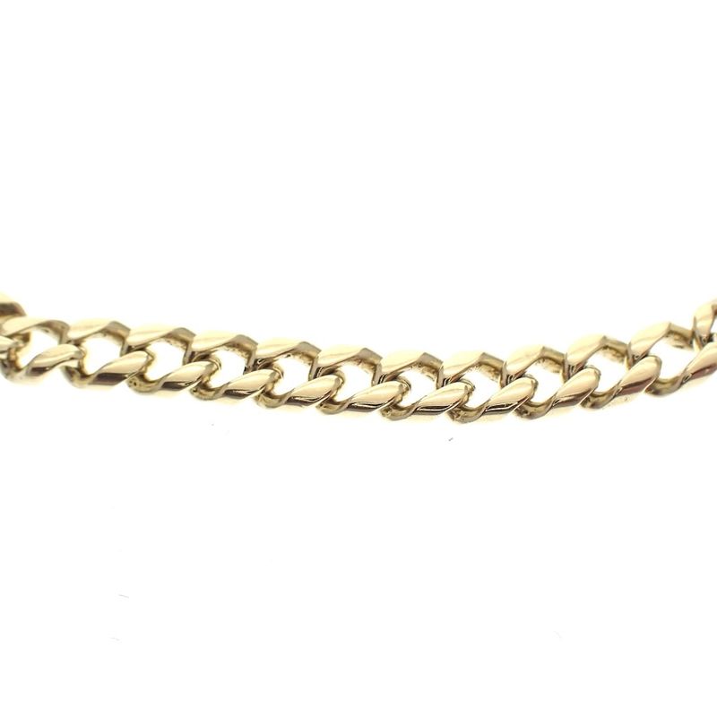 Image 5 of Gold gourmet link bracelet with fantasy | 21 cm