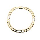 Image 3 of Bicolor gold Figaro bracelet | 21.5 cm