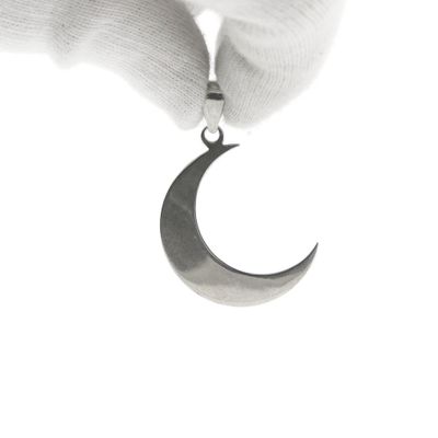 Image 2 of Silver charm; Half Moon