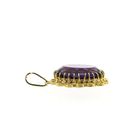 Image 4 of Gold pendant with purple glass
