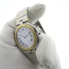Image 12 of Cartier Santos Ronde 32mm 8191; 18k. Gold/steel watch