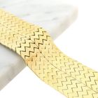 Image 5 of Vintage gold wide link bracelet