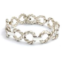 Silver fantasy link bracelet