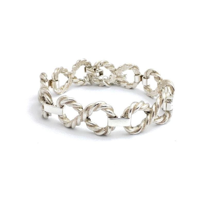 Image 1 of Silver fantasy link bracelet