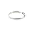 Image 4 of White gold ring/sliding ring with diamond | 0.105 ct.