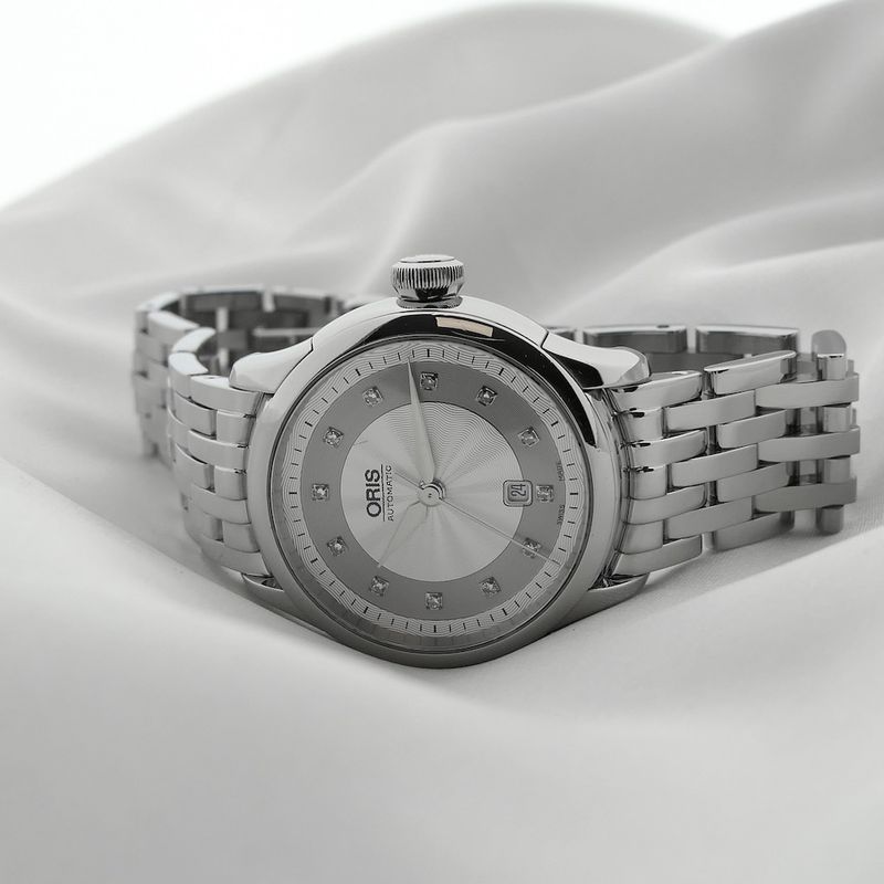 Image 11 of Oris Artelier Date 'Diamonds'; Automatic women's watch