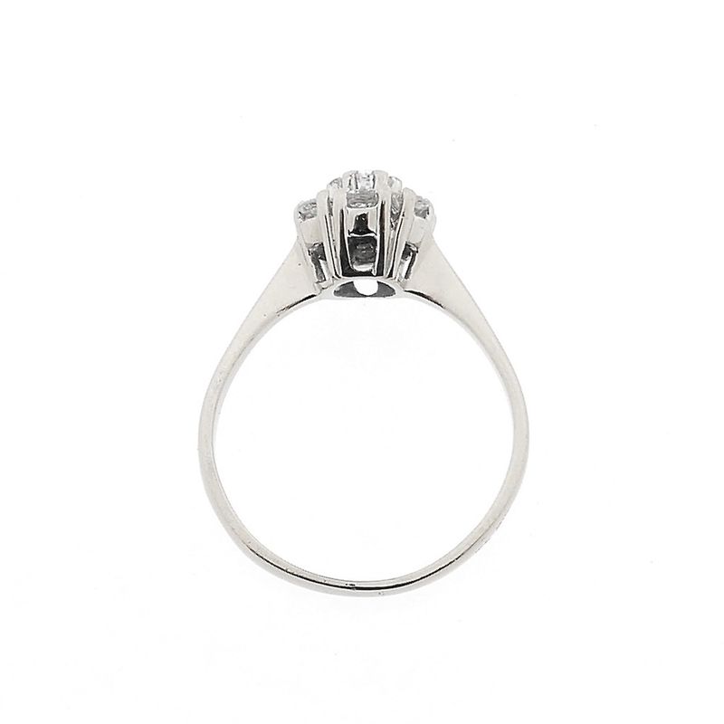 Image 5 of White gold cocktail ring with diamond | 0.47 ct.