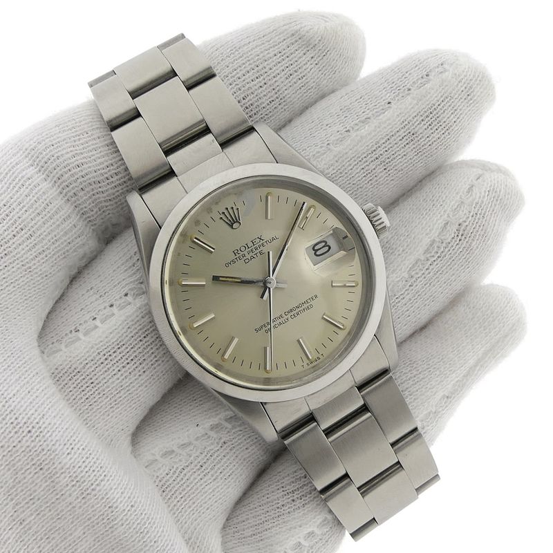 Image 9 of Rolex Date 15000; Automatic unisex watch