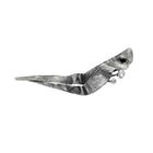 Image 5 of Silver abstract brooch with zirconia stones