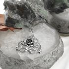 Image 2 of Antique silver floral pendant | Art Nouveau