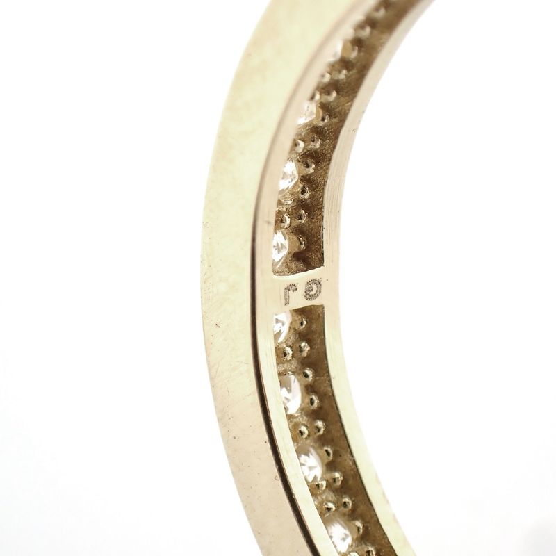 Image 8 of Gold alliance ring with zirconia