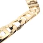 Image 5 of Two-tone gold link bracelet with diamonds