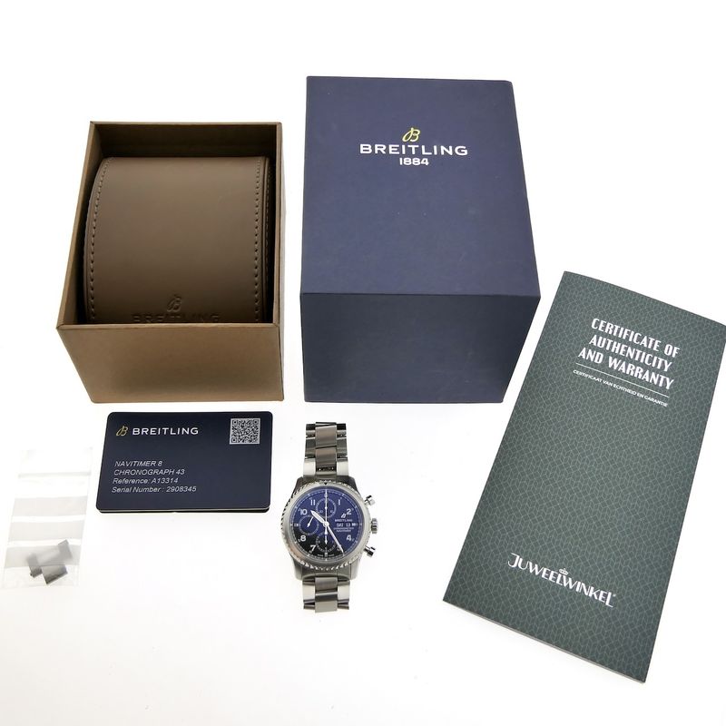 Image 4 of Breitling 'Navitimer 8' A13314; Automatic Chronograph Men's Watch