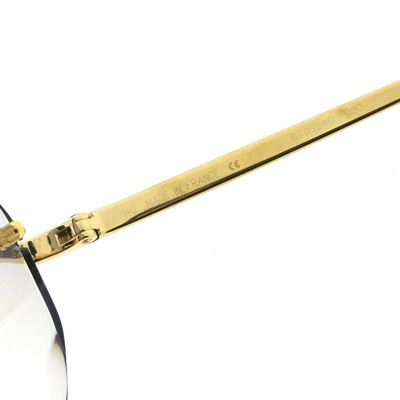 Image 10 of Cartier sunglasses - Panthere; CT0028O - 56-16-140 - Incl. original Cartier box and papers