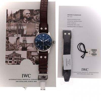 IWC Big Pilot 'Grosse Fliegeruhr' 7-Days IW500401; Automatisch Heren Horloge Afbeelding 2 van IWC Big Pilot 'Grosse Fliegeruhr' 7-Days IW500401; Automatisch Heren Horloge
