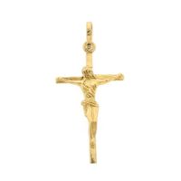 Gold pendant of a cross with corpus