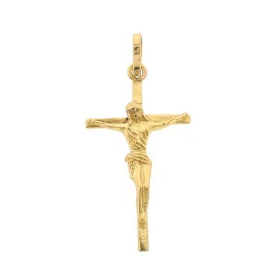 Image 1 of Gold pendant of a cross with corpus