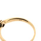 Image 5 of Gold solitaire ring with diamond; 0.07 ct.