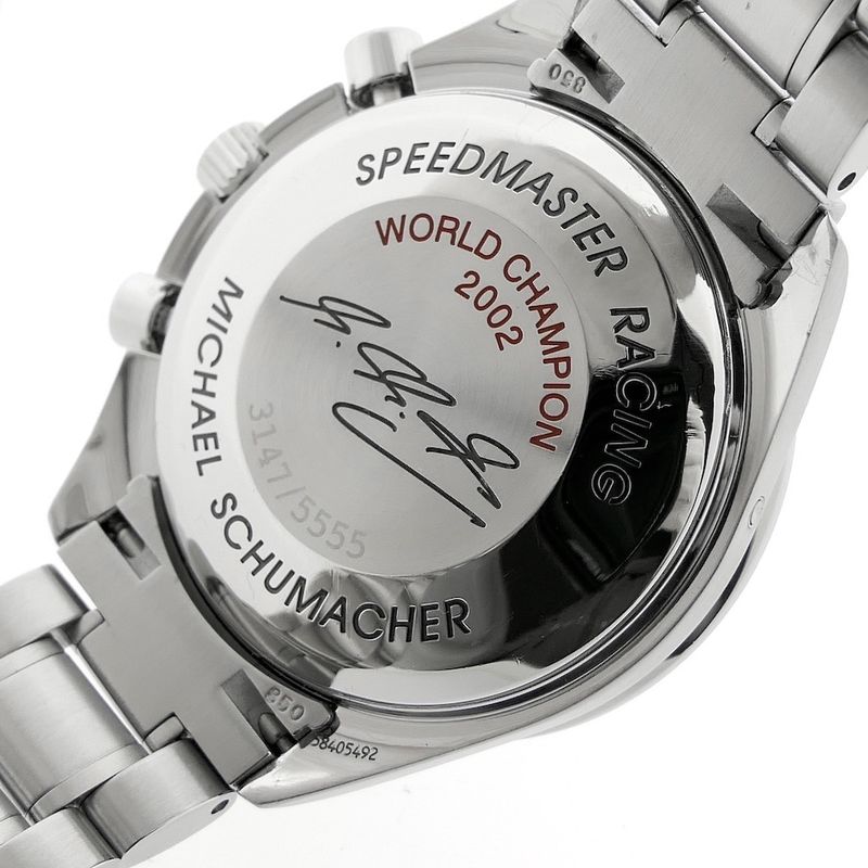 Image 9 of Omega Speedmaster Racing 'Schumacher Limited Edition'; Chronograph men's watch