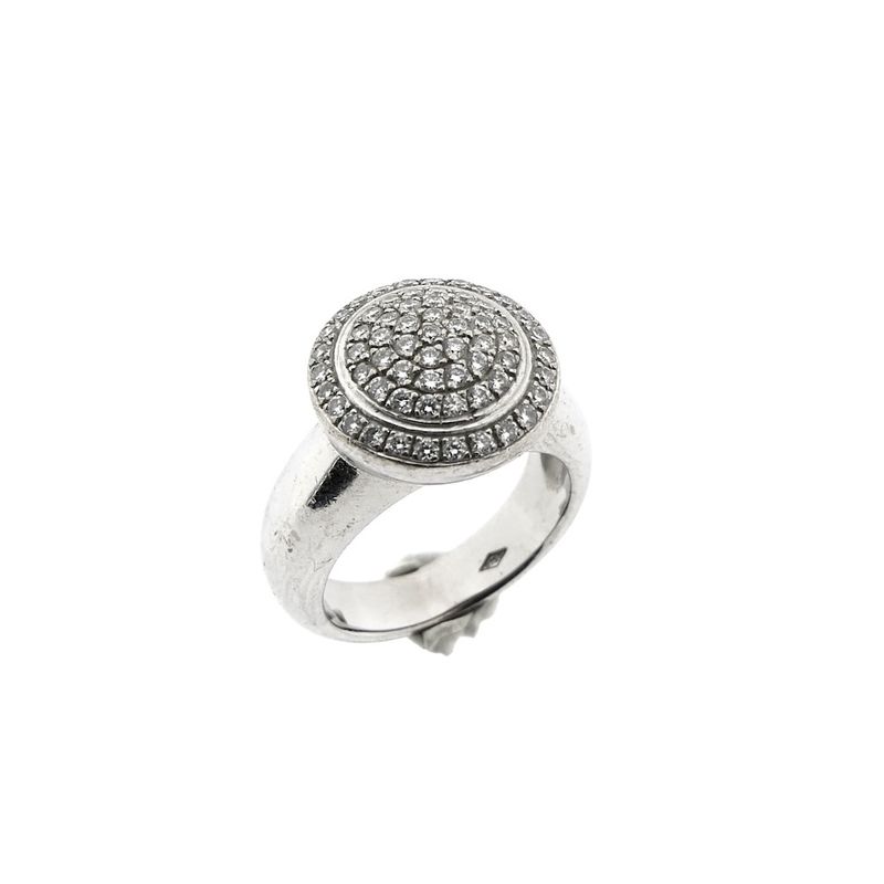 Image 1 of White gold cocktail ring with diamonds; 0.62 ct.