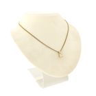 Image 5 of Gold minimalist pendant with zirconia