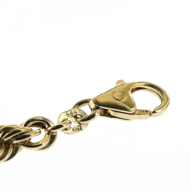 Image 7 of Gold twisted link chain