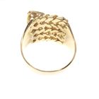 Image 5 of Gold ring as a buckle with zirconia