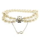 Image 5 of Pearl bracelet with white gold clasp and 0.18 ct. diamond | 20.5 cm