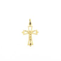 Gold pendant of a cross with corpus