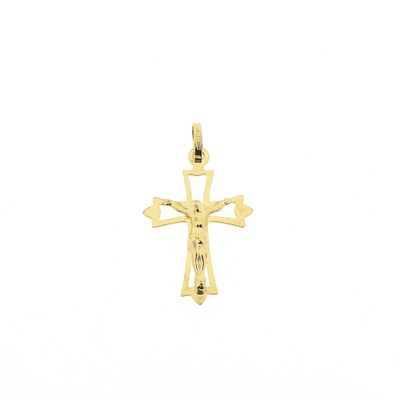 Image 1 of Gold pendant of a cross with corpus