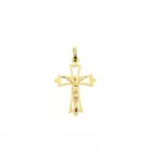 Image 1 of Gold pendant of a cross with corpus