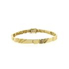 Image 4 of Gold raw link bracelet; Riitta Hakala | 18.5 cm