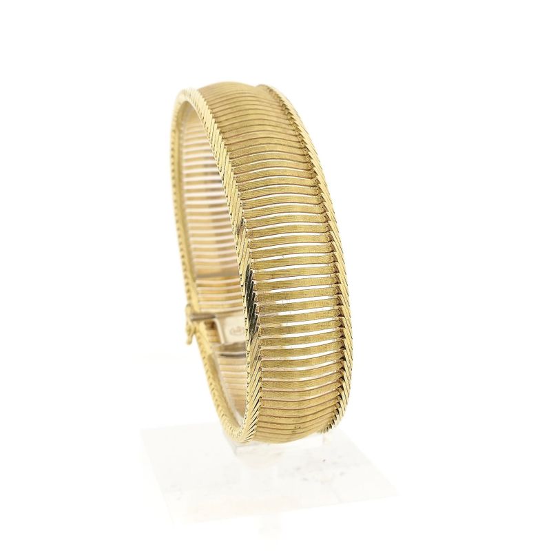 Image 1 of 14 Karat Golden Fantasy Chain Bracelet; 19 cm