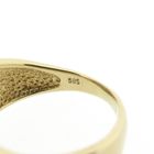 Image 6 of Gold pavé ring set with sapphire