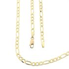 Image 1 of 14k Gold Figaro Necklace; 60.5 cm