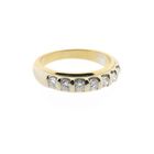 Image 6 of 18-karat two-tone gold ring with 0.42 ct. diamond