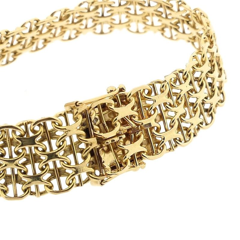 Image 3 of Gold fantasy link bracelet