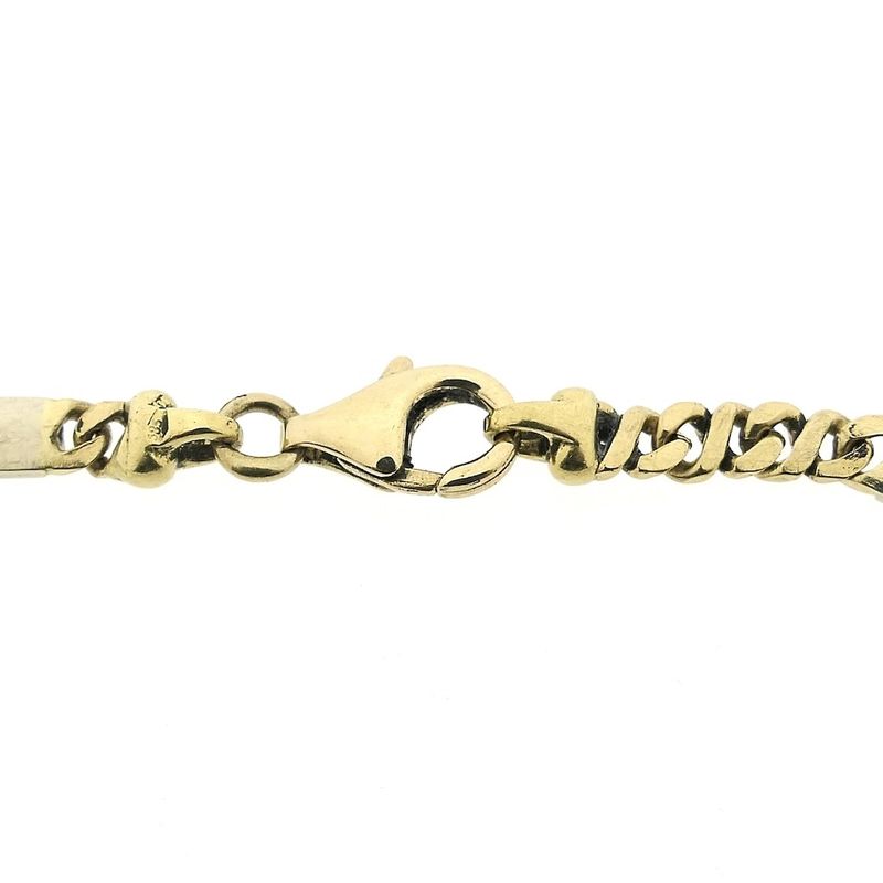 Image 2 of Two-tone gold link bracelet
