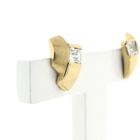 Image 3 of Gold stud earrings with zirconia