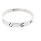 Image 11 of 18K white gold LOVE bracelet; Cartier | Ø 54.5 mm