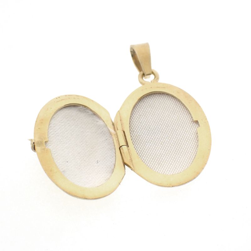 Image 6 of Vintage gold locket pendant | Floral design