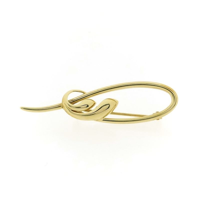 Image 1 of Vintage gold brooch