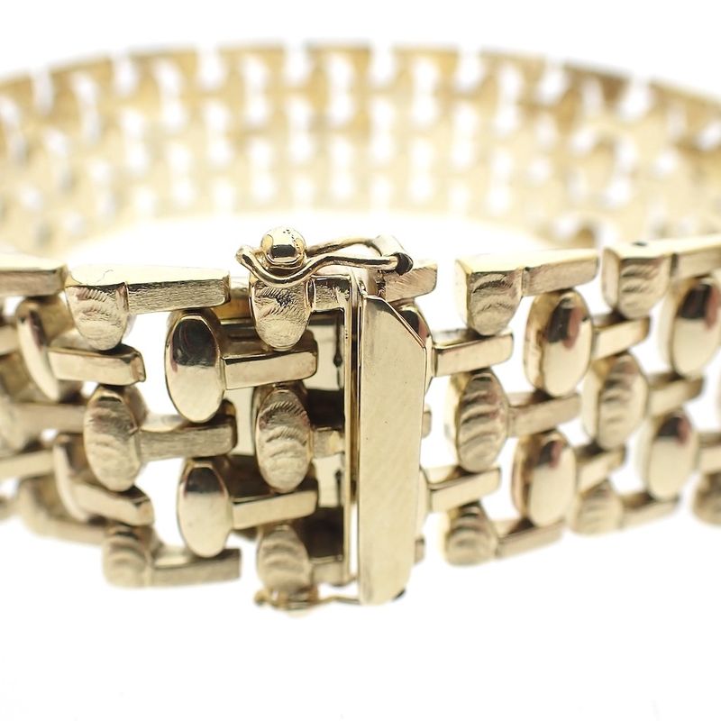 Image 4 of Vintage gold fantasy link bracelet