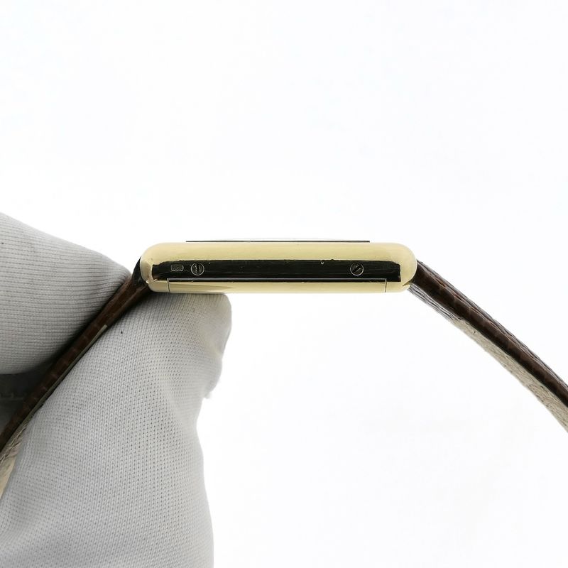 Image 7 of Cartier Tank Vermeil 'Large'; Vintage mechanical watch