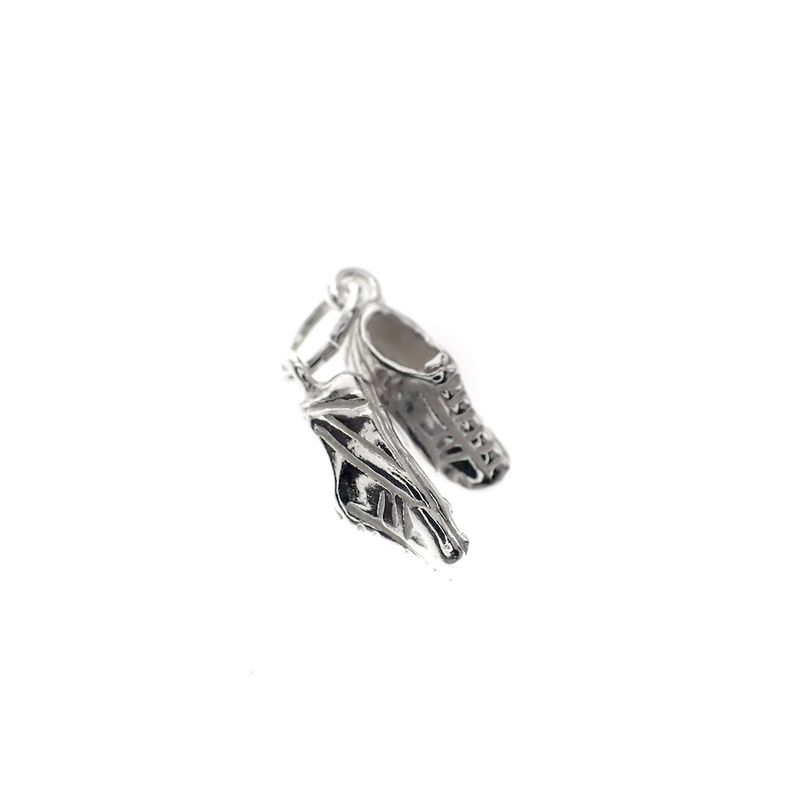 Image 2 of Silver football boot charm