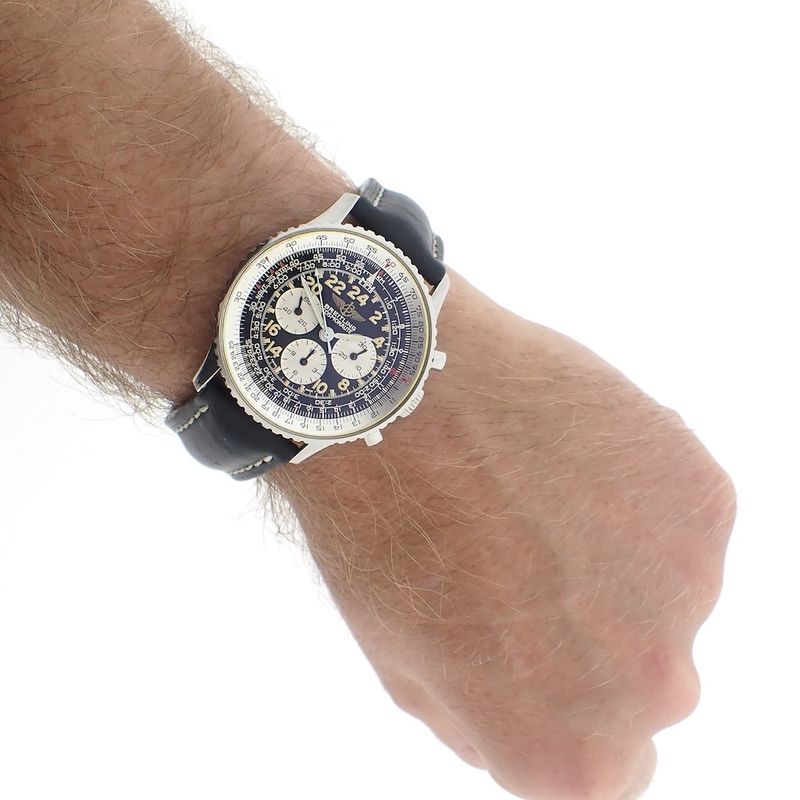 Image 14 of Breitling Navitimer Cosmonaute; 24 hour pilot's watch