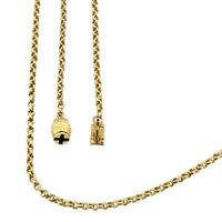 Gouden jasseron schakelketting