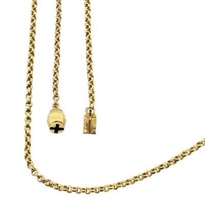 Afbeelding 1 van Gouden jasseron schakelketting