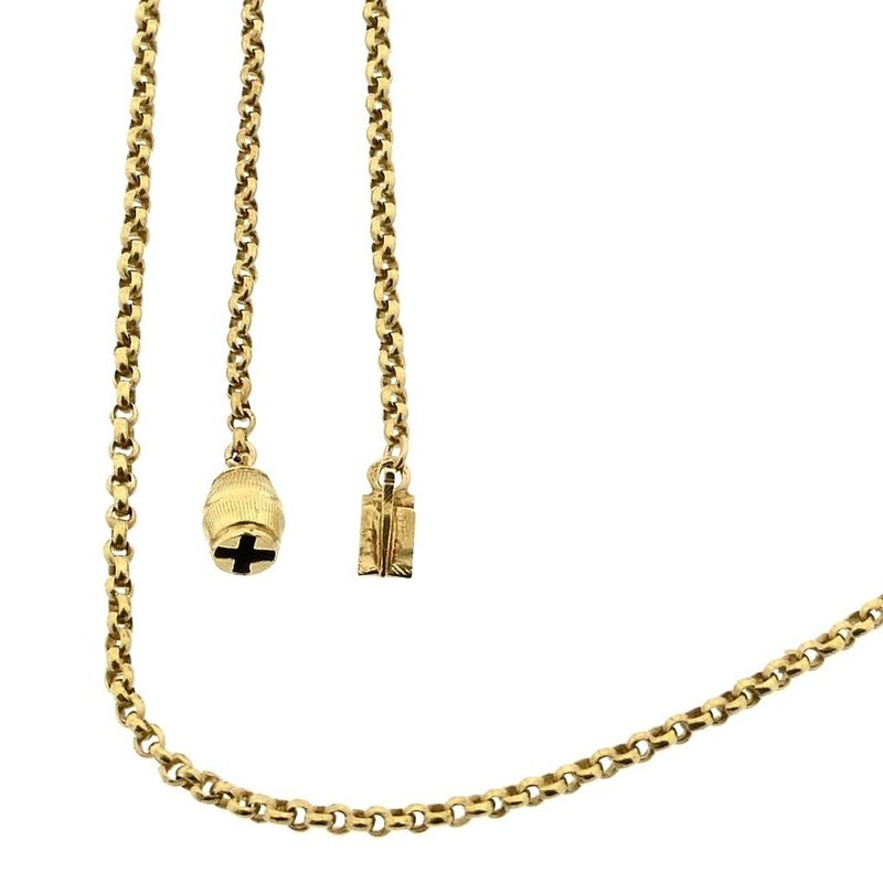 Afbeelding 1 van Gouden jasseron schakelketting